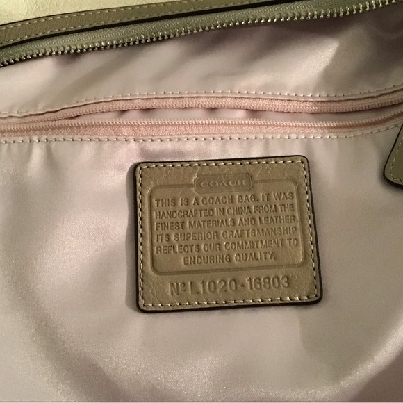 Coach Kristin Spectator Ivory Leather Hobo Bag L1020-16803 - Picture 10 of 10